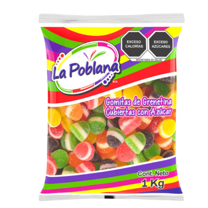 La Poblana Goma GOTA TRICOLOR 10/1kg - Santo dulce