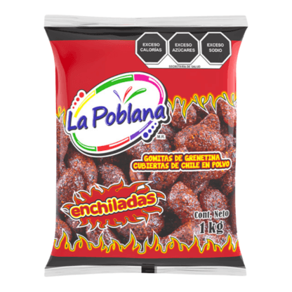 La Poblana Goma Mango Enchilado 10/1kg - Santo dulce