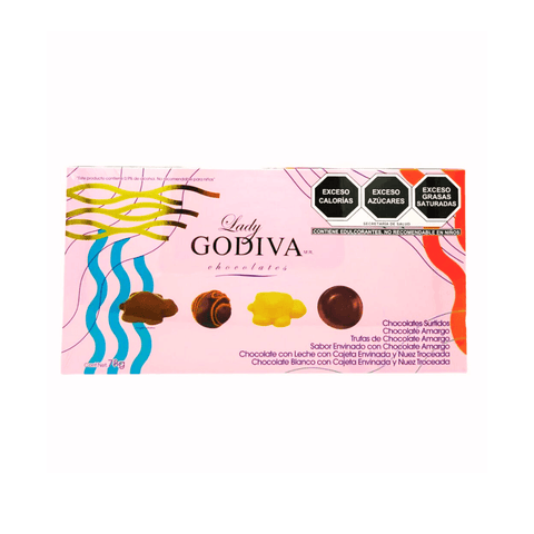 La Suiza Lady Godiva Chocolate Surtido Chico 78g - Santo dulce