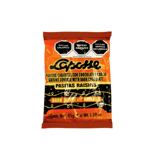 Laposse Gotitas de Chocolate con Leche 45g 8/12pzs - Santo dulce