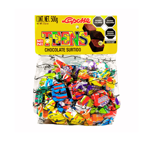 Laposse Mini Chocolate Teens Surtido 500g - Santo dulce