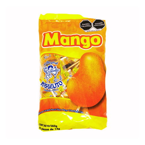 Miguelito Paleta Mango 40pzs - Santo dulce