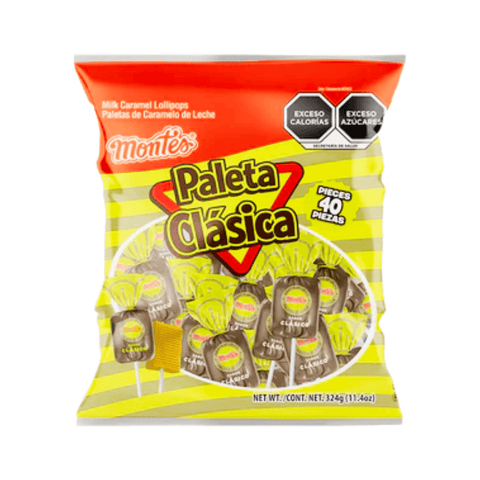 Montes Paleta Cuadrada Clasica 40pzs - Santo dulce