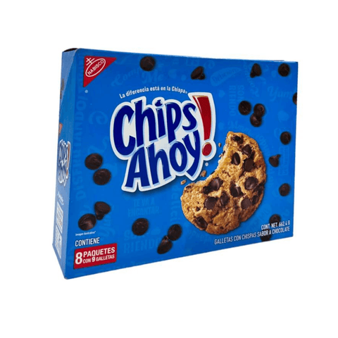 Nabisco Chips Ahoy! 662,4g 12/8pzs - Santo dulce