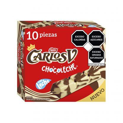 Nestlé Carlos V Choco-LECHE Mármol 10pzs - Santo dulce