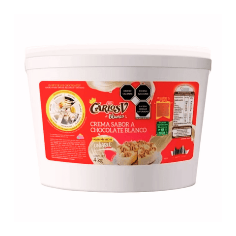 Nestlé Carlos V Untable Blanco Cubeta 2/4kg - Santo dulce