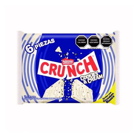 Nestlé Crunch Cookies & Cream 6pzs - Santo dulce