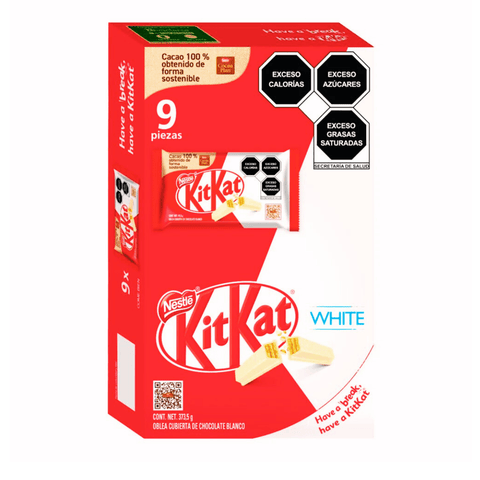 Nestlé Kit Kat White 41.5g 9pzs - Santo dulce