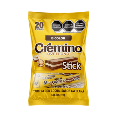 Nutresa chocolate Cremino Stick 140g 20pzs - Santo dulce