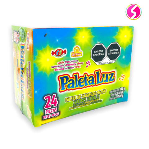 Paleta luz sabores frutales - Santo dulce