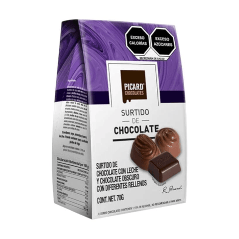 picard Pirámide CHOCOLATE SURTIDO 70g - Santo dulce