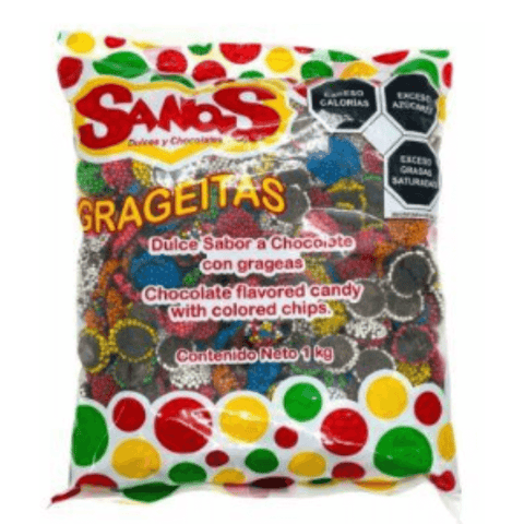 Ribera Chocolate Grageado Bolsa Sans 1kg - Santo dulce