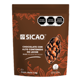 Sicao Botón Leche 28.5% 1kg - Santo dulce