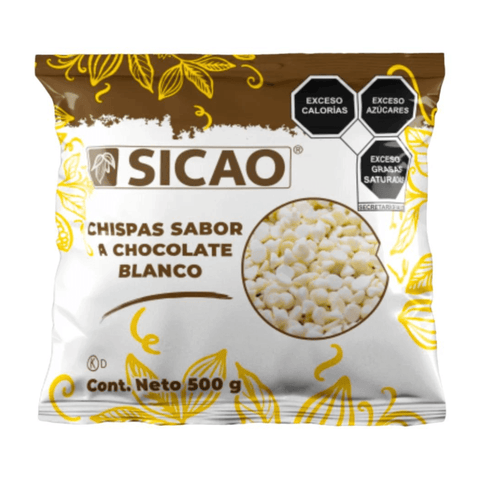 Sicao Chispas Chocolate BLANCO 500g - Santo dulce