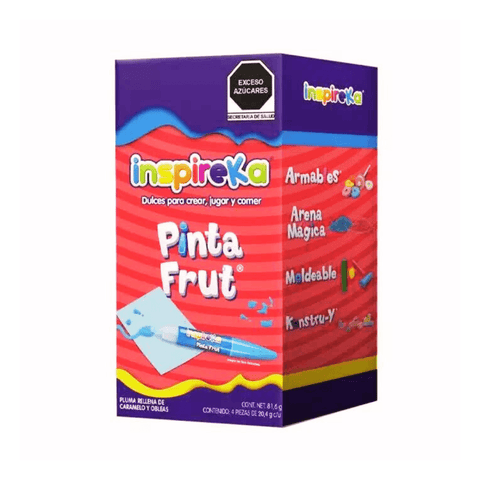 Sonrics Inspireka Pinta fruit 81.6g 4pzs - Santo dulce