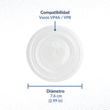 Tapa lisa para vaso polipro Nº 4A 8 - Santo dulce