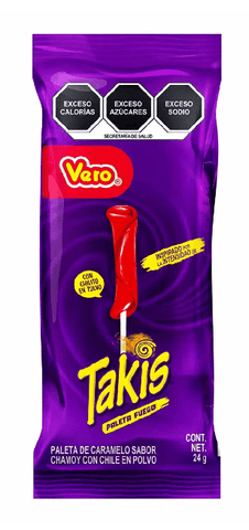 Vero Takis Paleta 36/12pzs - Santo dulce