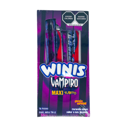 Winis Vampiro Maxi Tubito 36/16pzs - Santo dulce