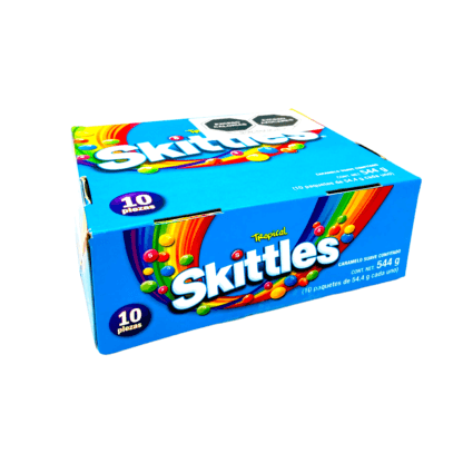 wrigley Skittles TROPICAL 544g -10pzs - Santo dulce