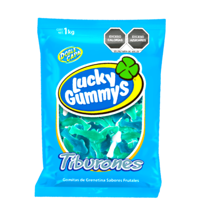 Cuanda goma Lucky Gummy Tiburón1kg - Santo dulce
