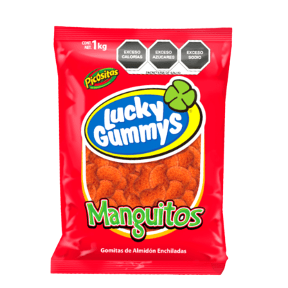 Cuanda goma Lucky Gummys Manguitos 1 kg - Santo dulce