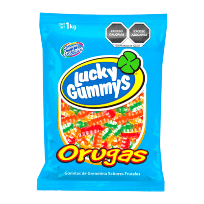 Cuanda goma Lucky Gummys Orugas 1kg - Santo dulce